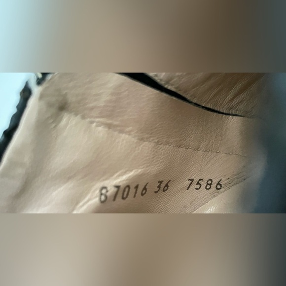 Giuseppe Zanotti Woven Leather Patent Toe Cap Stiletto booties 36 6 black - Picture 14 of 16